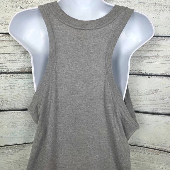 VS PINK Rose Gold Sequin Logo Tank Gray Size L - Picture 9 of 10